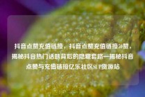 抖音点赞充值链接，抖音点赞充值链接50赞，揭秘抖音热门话题背后的隐藏套路—揭秘抖音点赞与充值链接亿乐社区SUP货源站